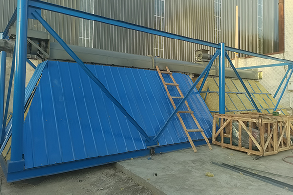 內(nèi)蒙古煤泥烘干機(jī)生產(chǎn)線安裝實(shí)拍現(xiàn)場(chǎng)