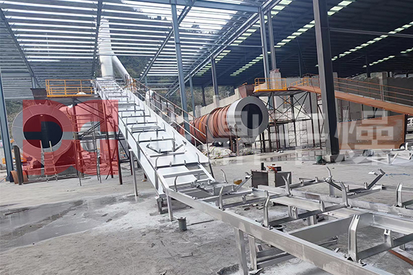 貴州白酒糟烘干機項目安裝實拍現場